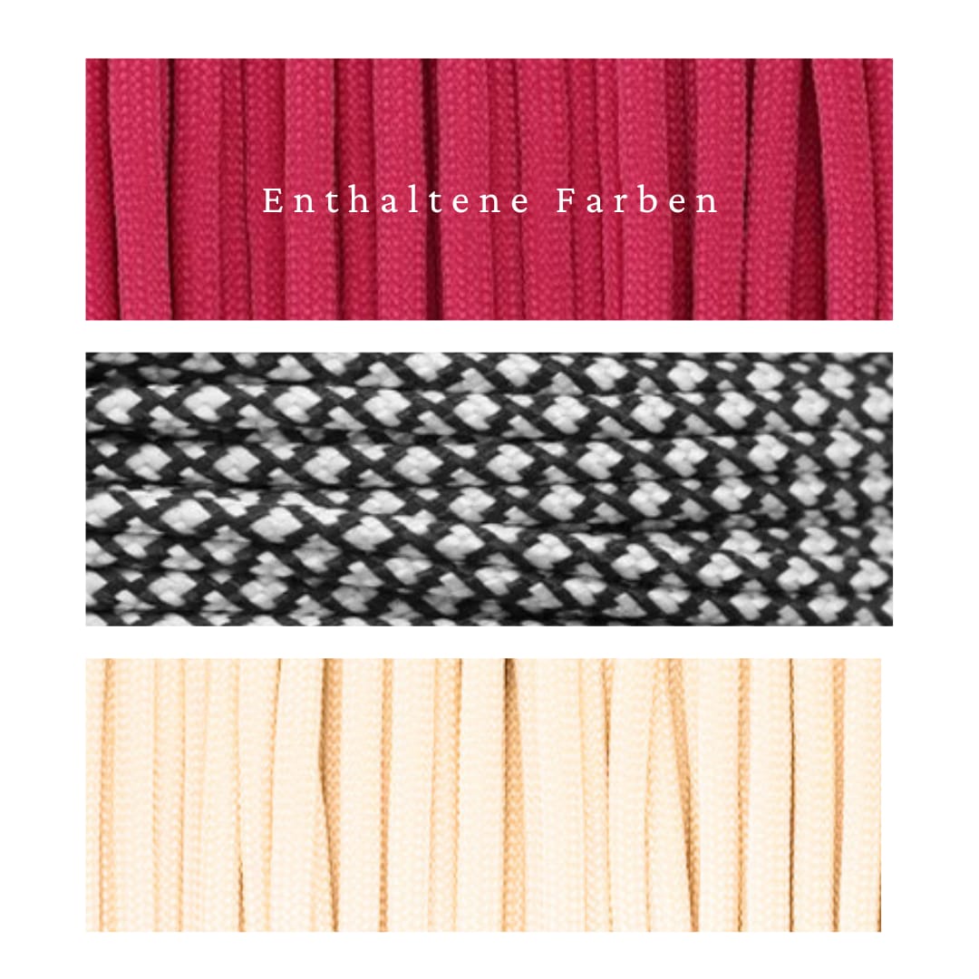 Paracordleine BABY GIRL / flach geflochten