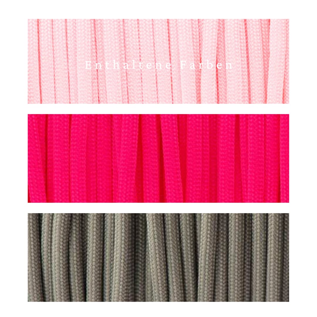 Paracordleine rund PINKI