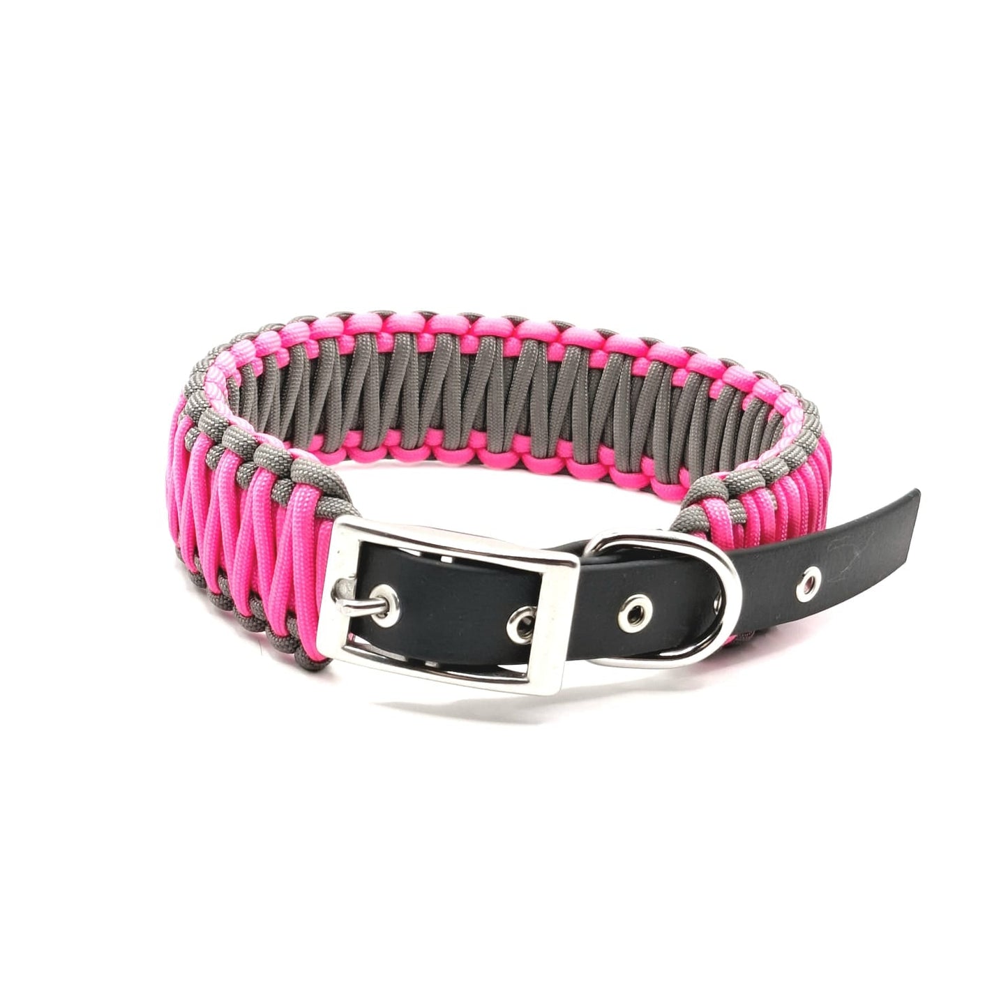 Halsband Extra Breit Pink / Messeware / ab Halsumfang 36cm - 61cm