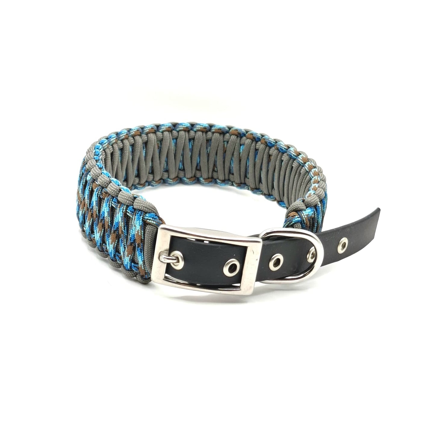 Halsband Extra Breit Abyys Grau / Messeware / ab Halsumfang 36cm - 61cm